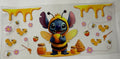 Blue guy with honey pot