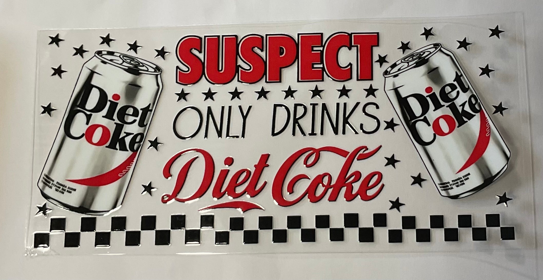 Suspect only drinks Diet Coke