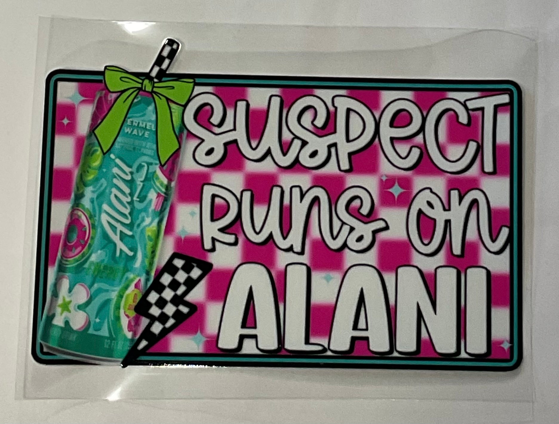 Suspect runs on Alani