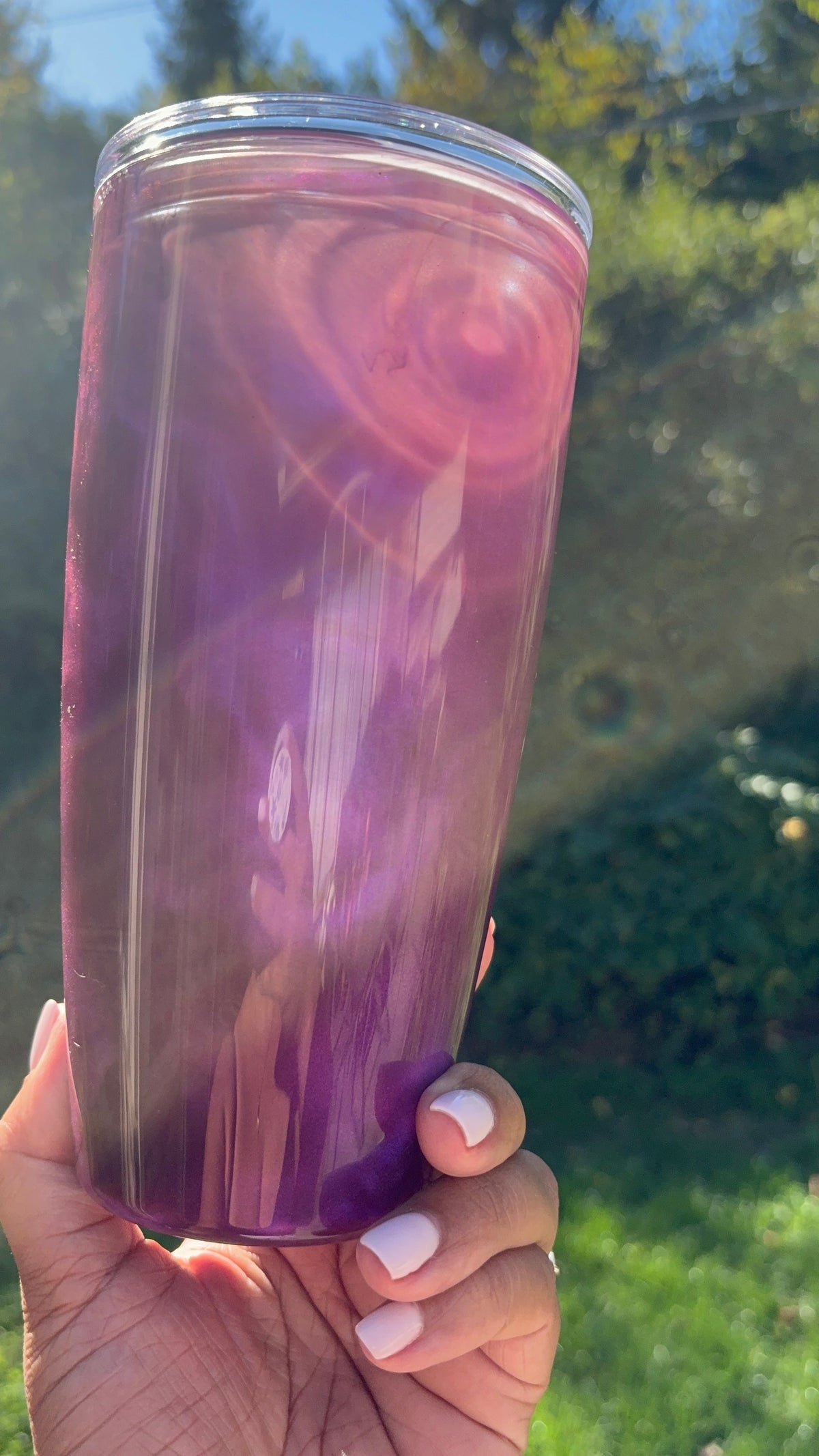 Pre-Made -24oz Purple Cateye