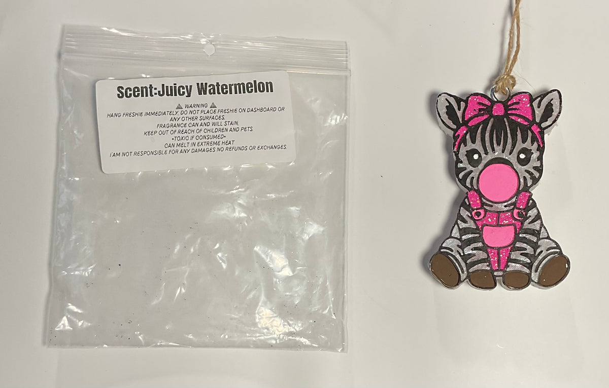 Freshie- Zebra - Scent: Juicy Watermelon