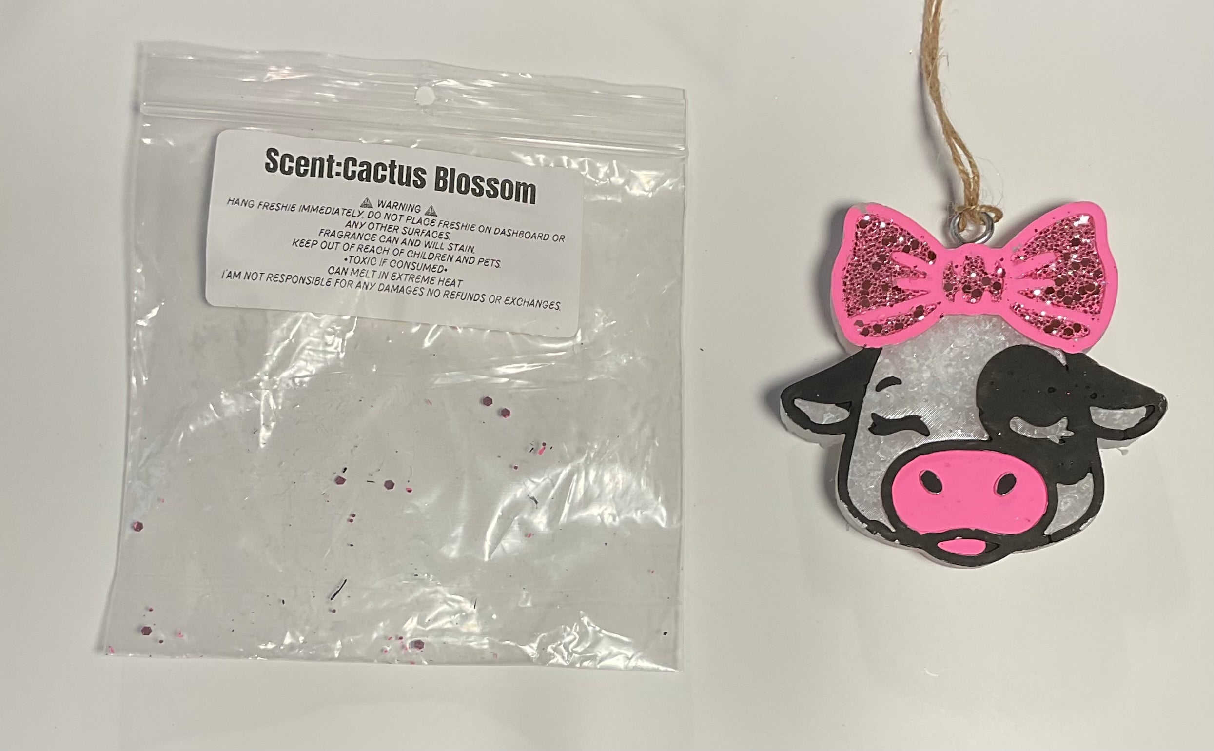 Freshie- Cow - Scent: Cactus Blossom