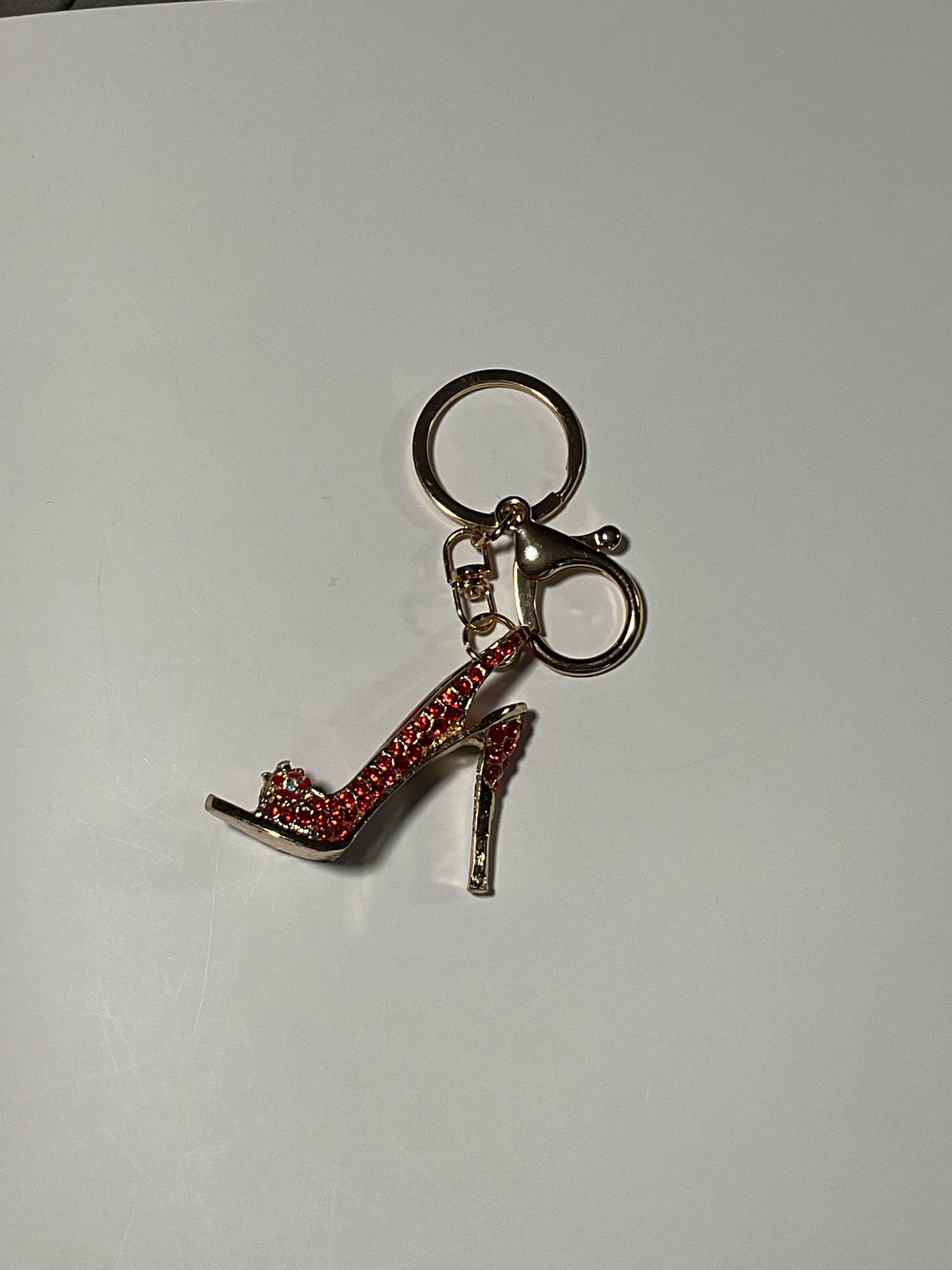 Rhinestone Key - Red Heel