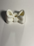 Oversized Straw Topper - White Bow