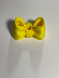 Oversized Straw Topper - Yellow Bow