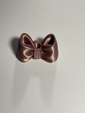 Oversized Straw Topper - Rose Gold Bow
