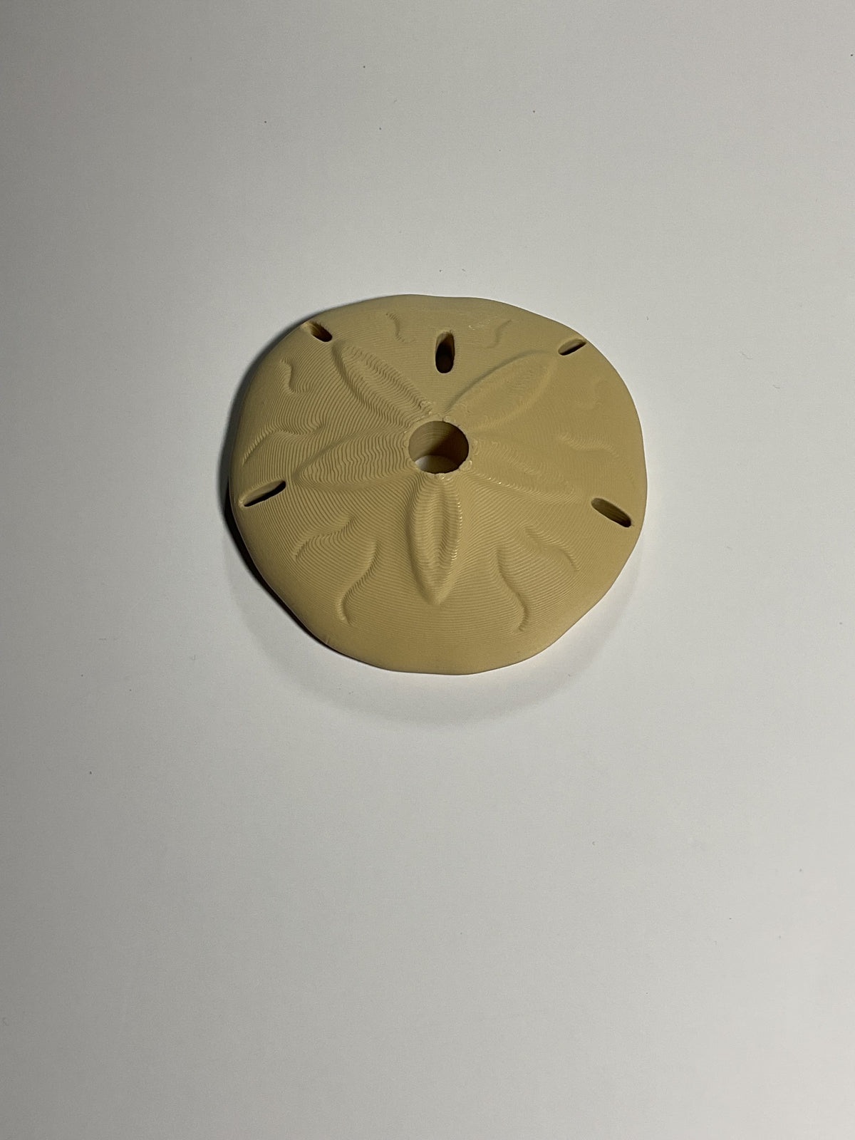 Oversized Straw Topper - Sand Dollar(Dark)