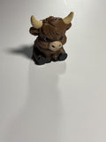 Regular Sized Straw Topper - Angry Heifer (Dark)