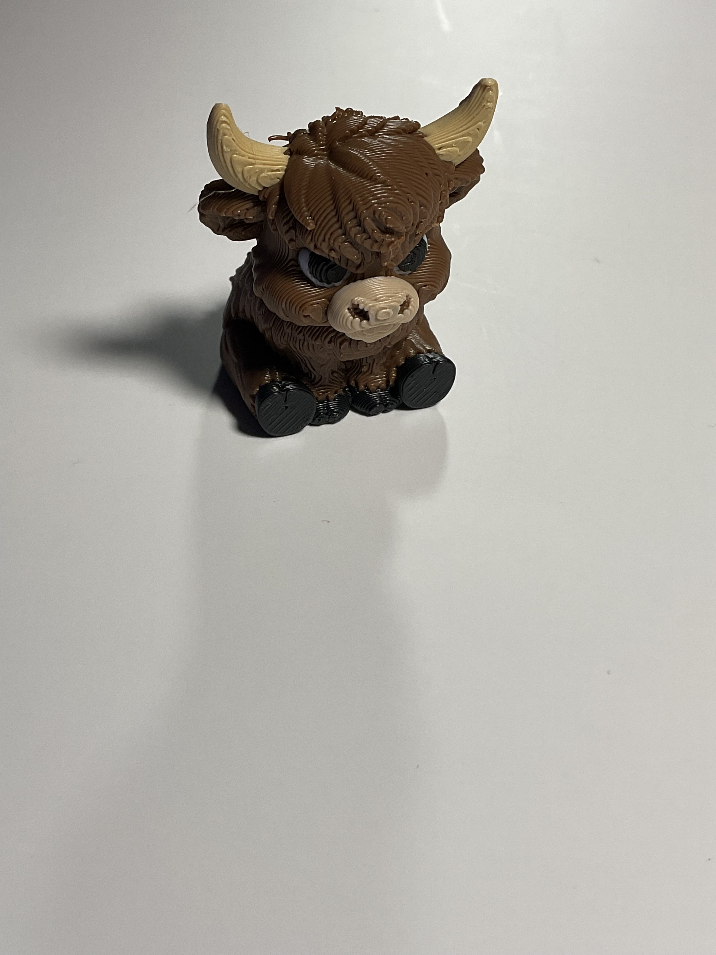 Regular Sized Straw Topper - Angry Heifer (Dark)