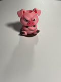 Regular Sized Straw Topper - Angry Pig