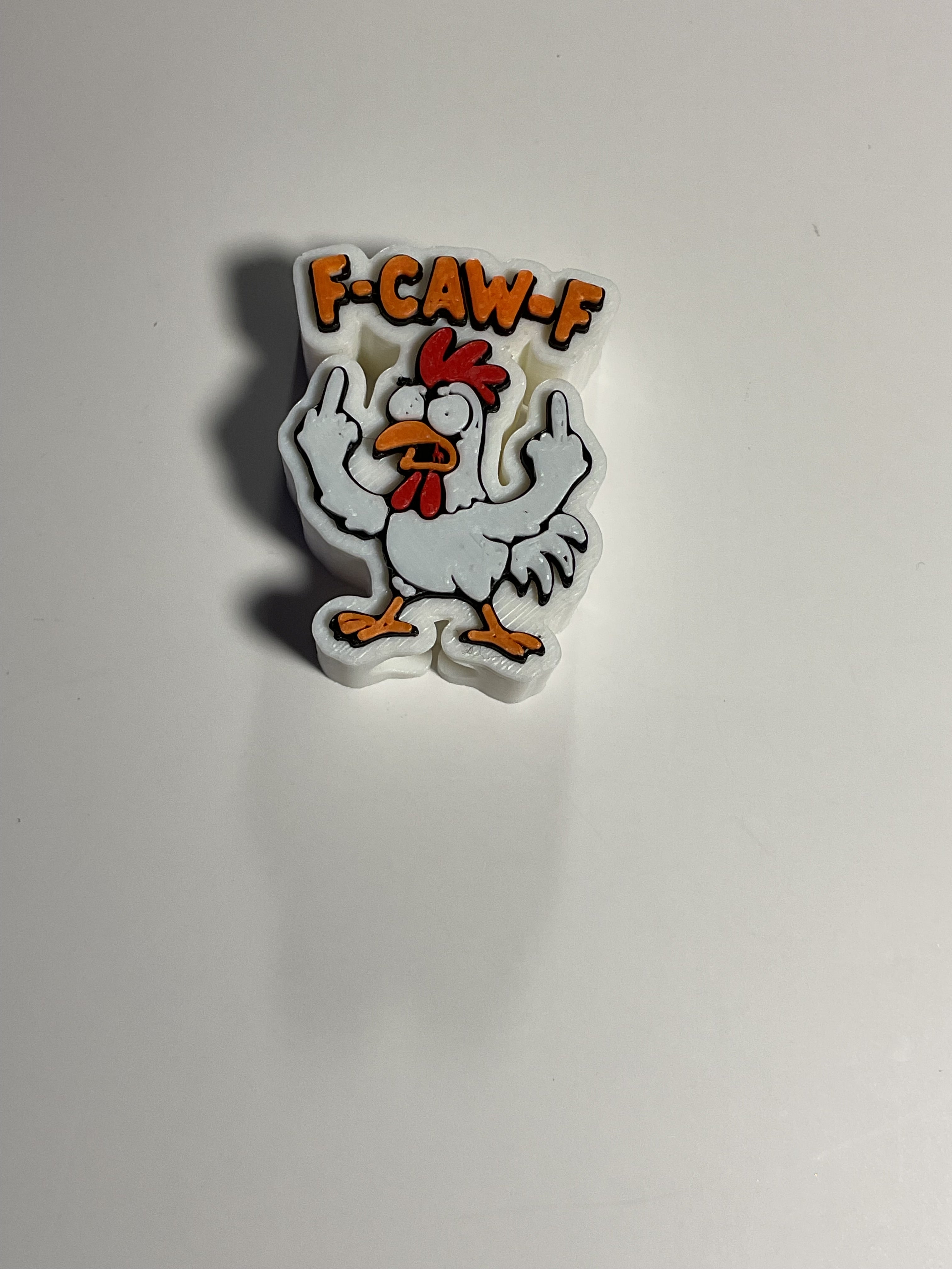 Regular Sized Straw Topper - F-caw-F