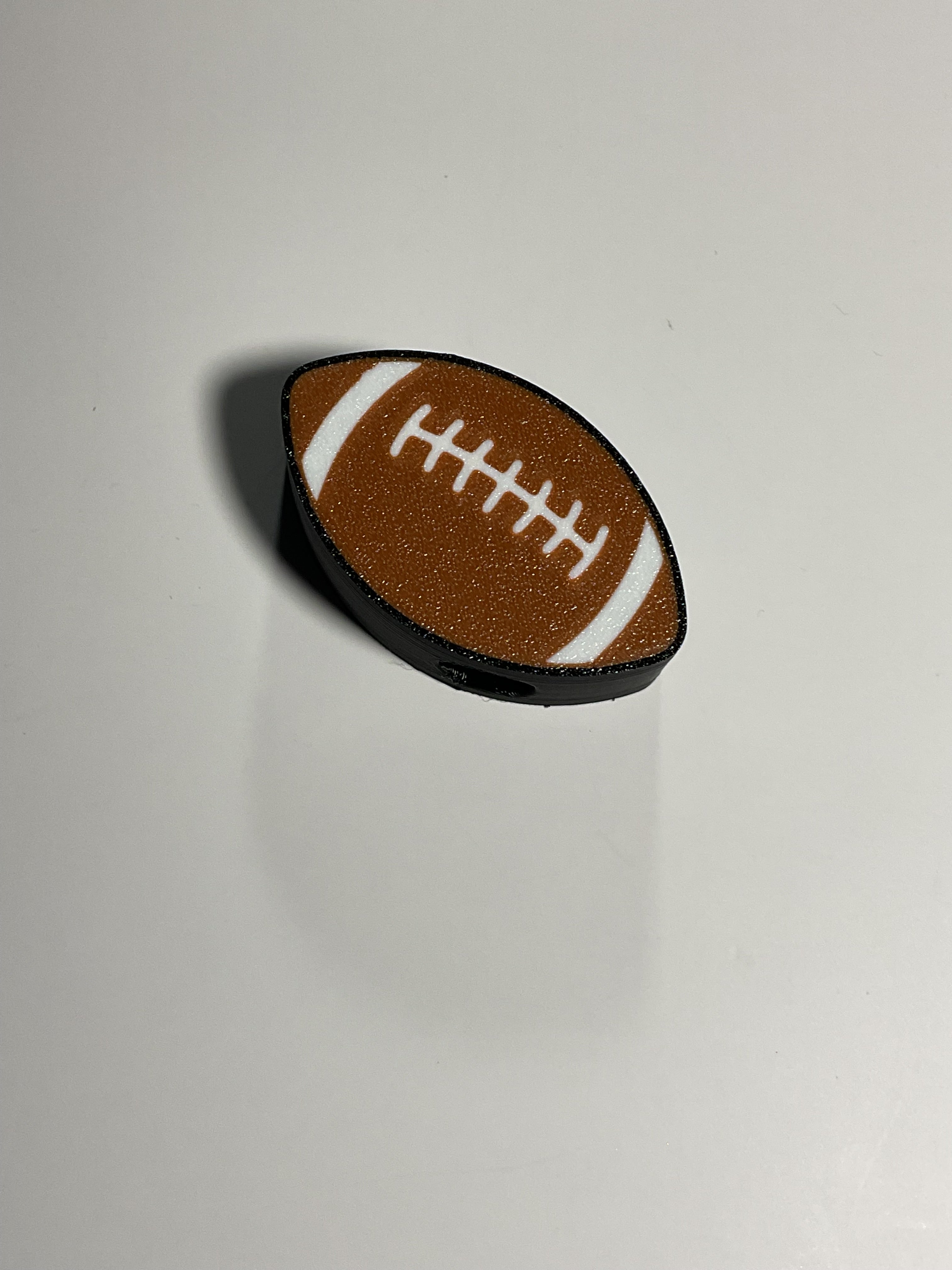 Regular Sized Straw Topper - Football