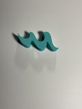 Regular Sized Straw Topper - Waves