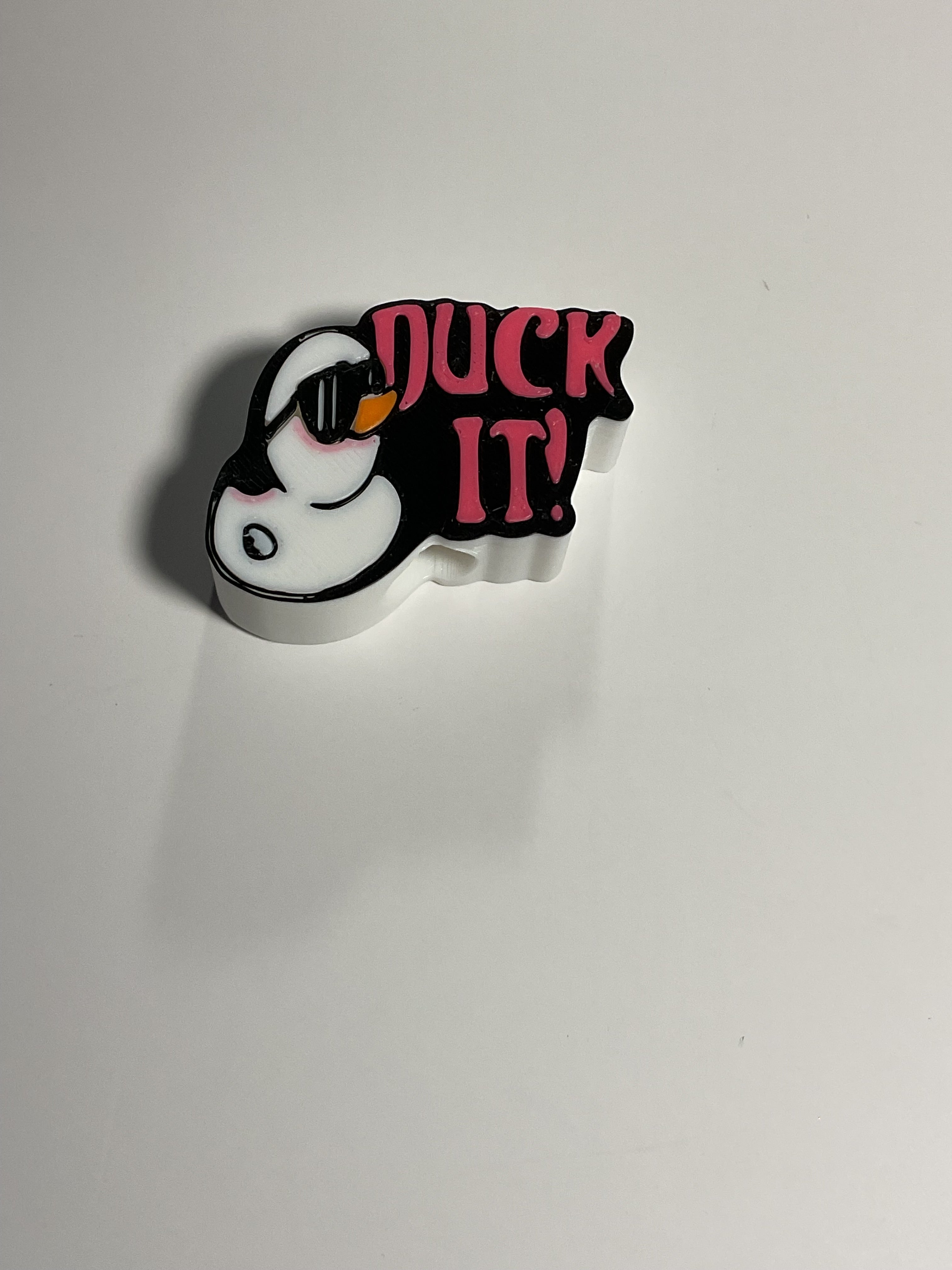 Regular Sized Straw Topper - Duck It