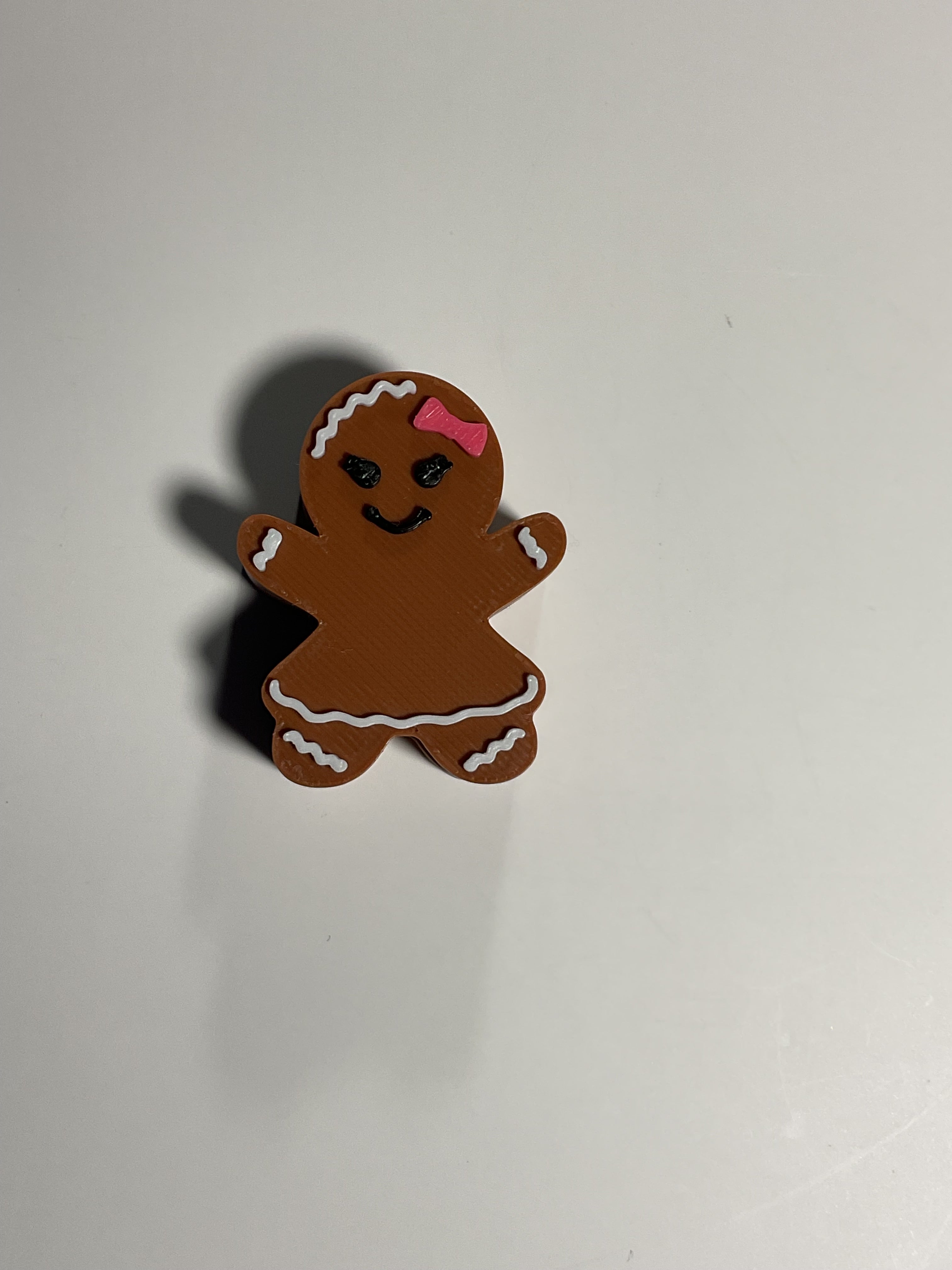 Regular Sized Straw Topper - Gingerbread