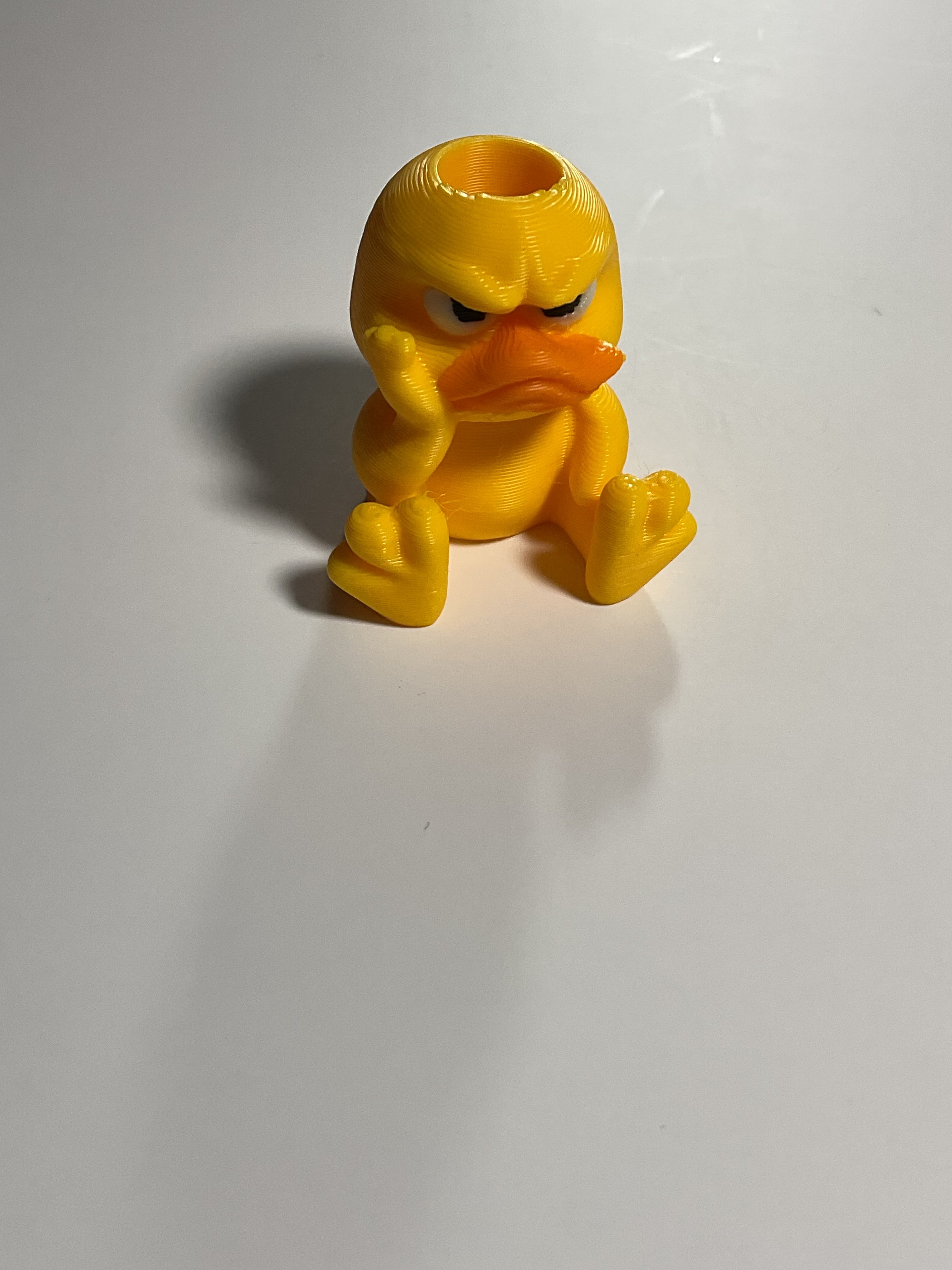 Regular Sized Straw Topper - Duck(Dark Yellow)