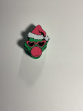 Regular Sized Straw Topper - Green guy with bubble gum