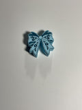 Regular Sized Straw Topper - blue bow
