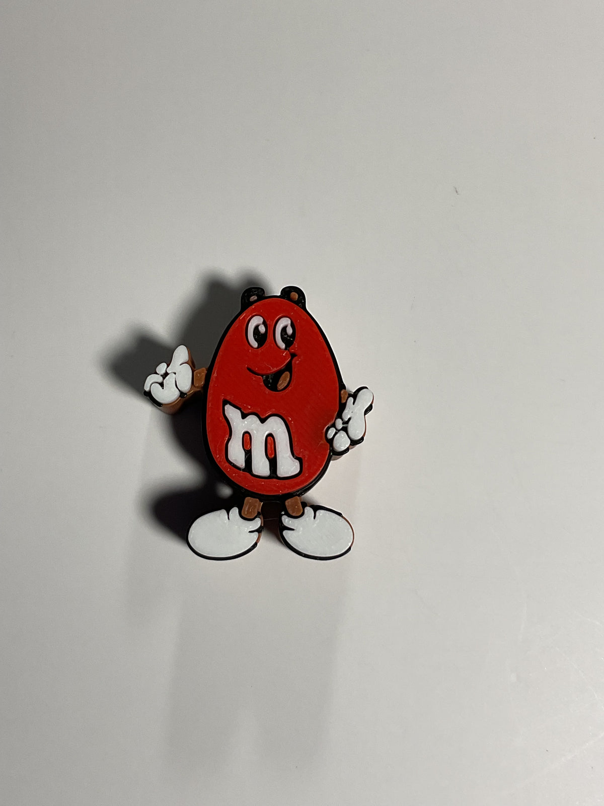 Regular Sized Straw Topper -  Red M&M