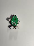 Regular Sized Straw Topper -  Green M&M