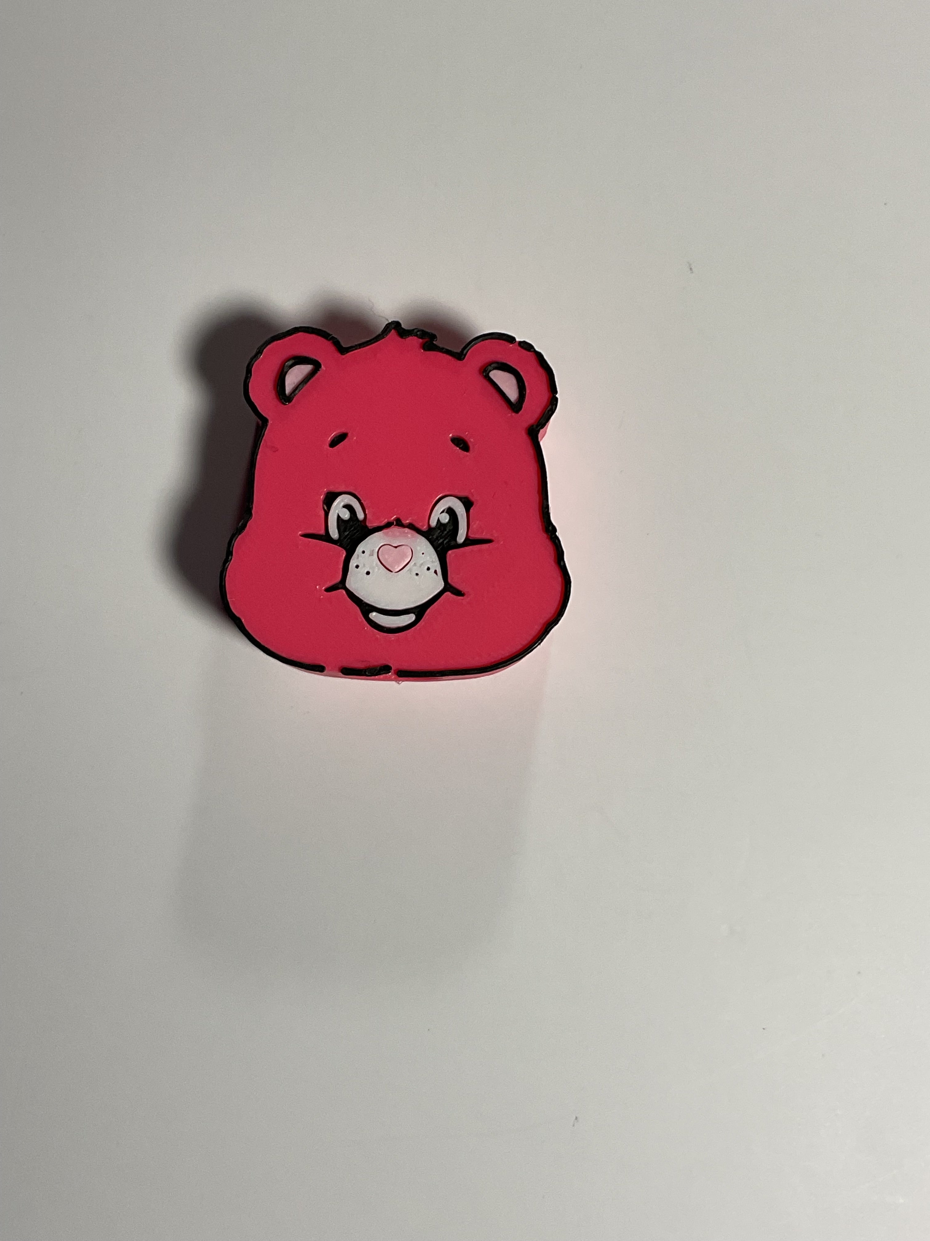 Regular Sized Straw Topper -  Bear Pink