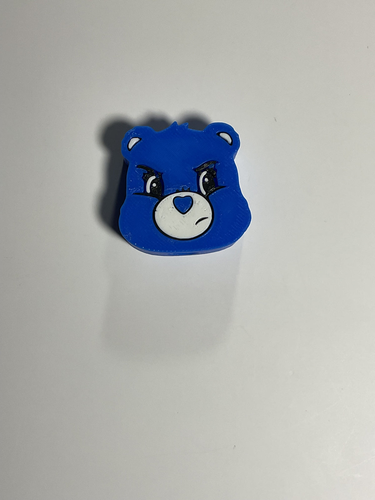 Regular Sized Straw Topper -  Bear Dark Blue