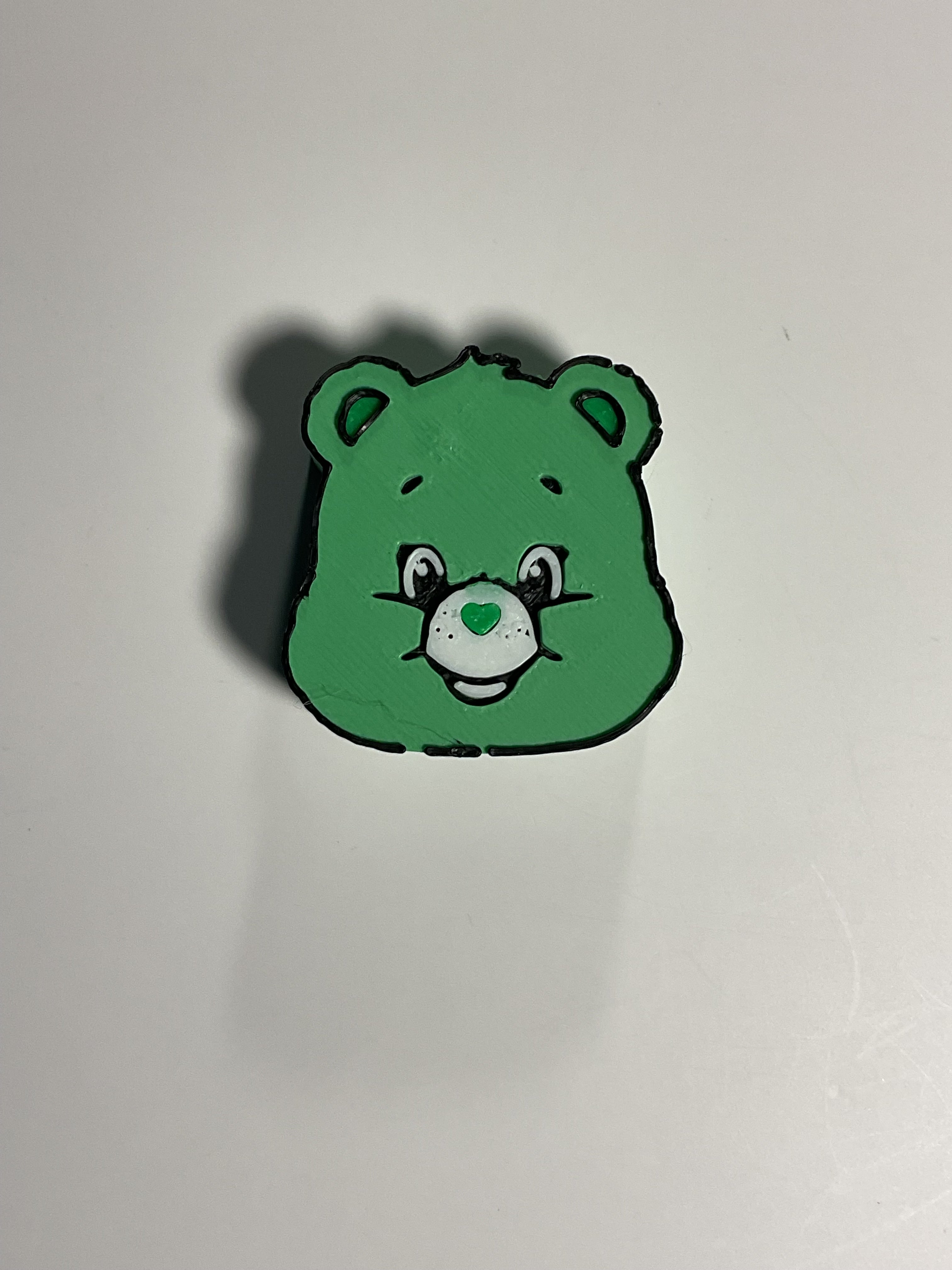 Regular Sized Straw Topper -  Bear Green