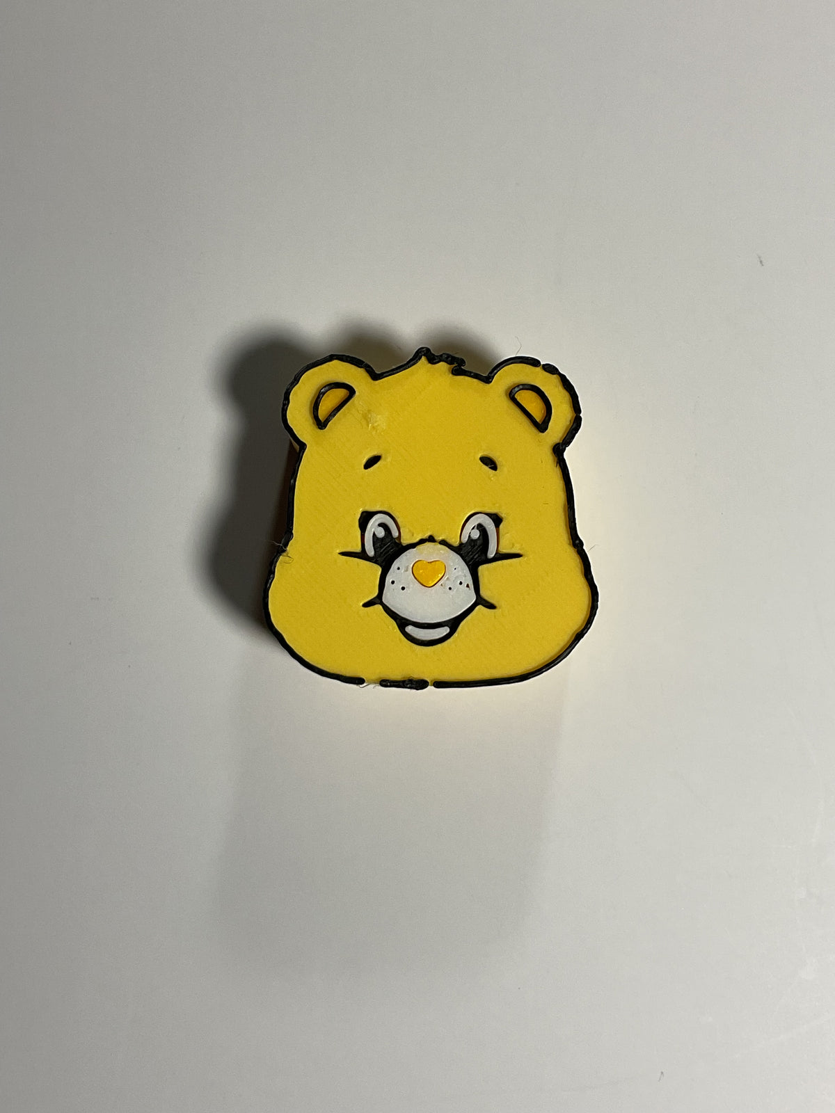 Regular Sized Straw Topper -  Bear Yellow