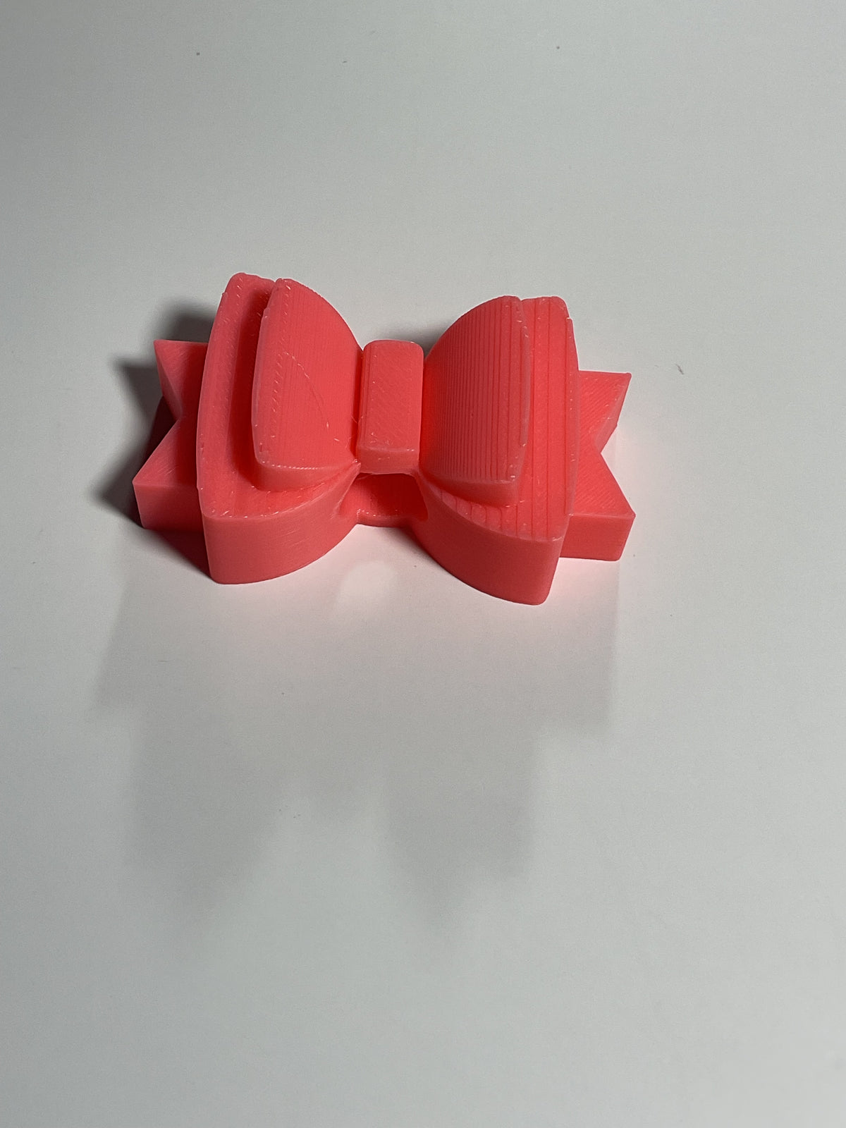 Regular Sized Straw Topper -  Hot Pink Bow