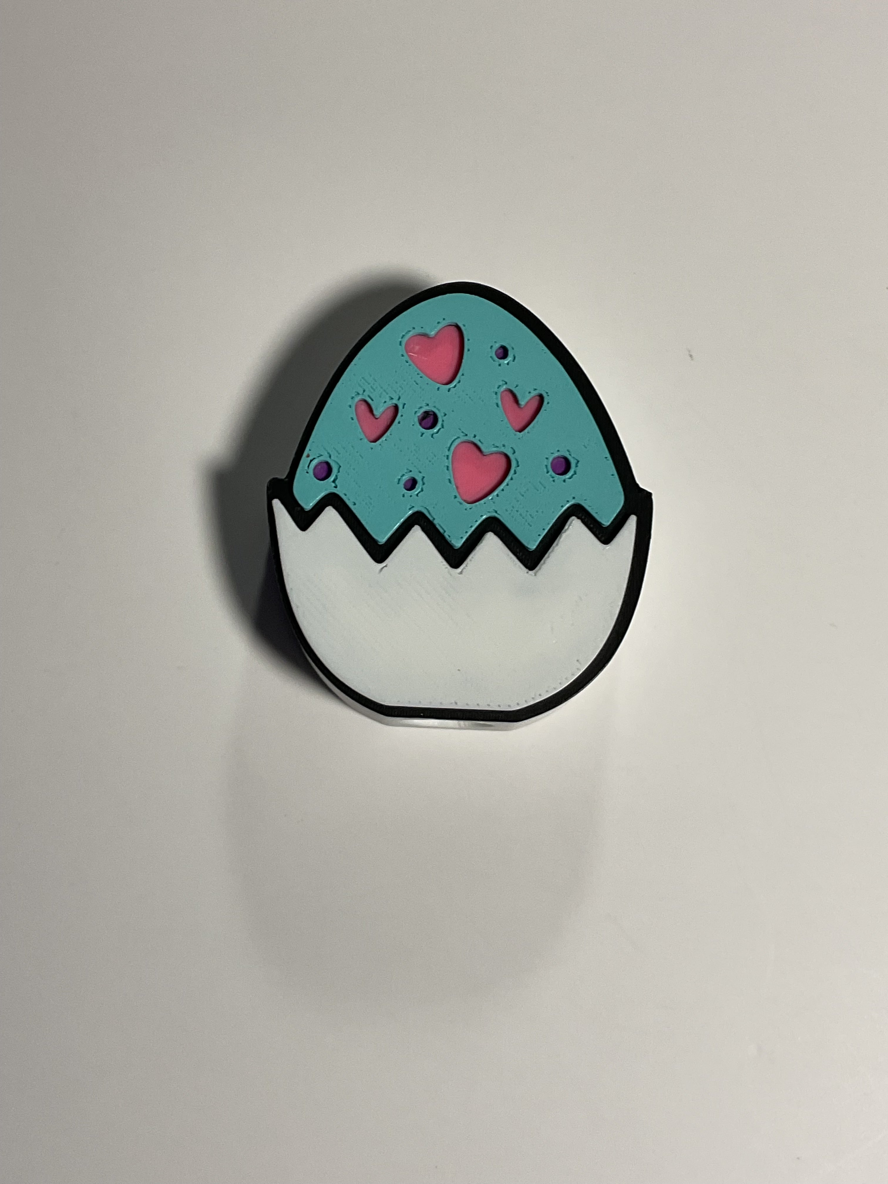 Regular Sized Straw Topper -   Easter Egg