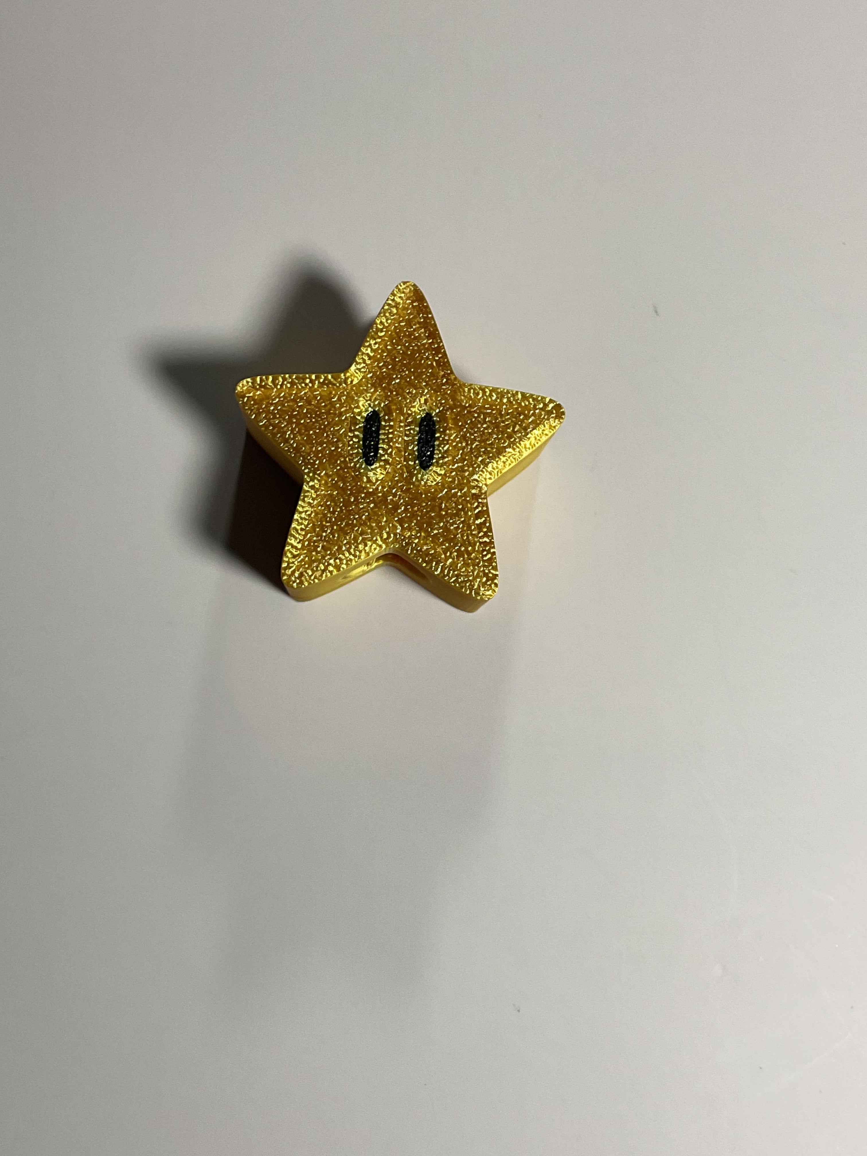 Regular Sized Straw Topper -  Gold Star