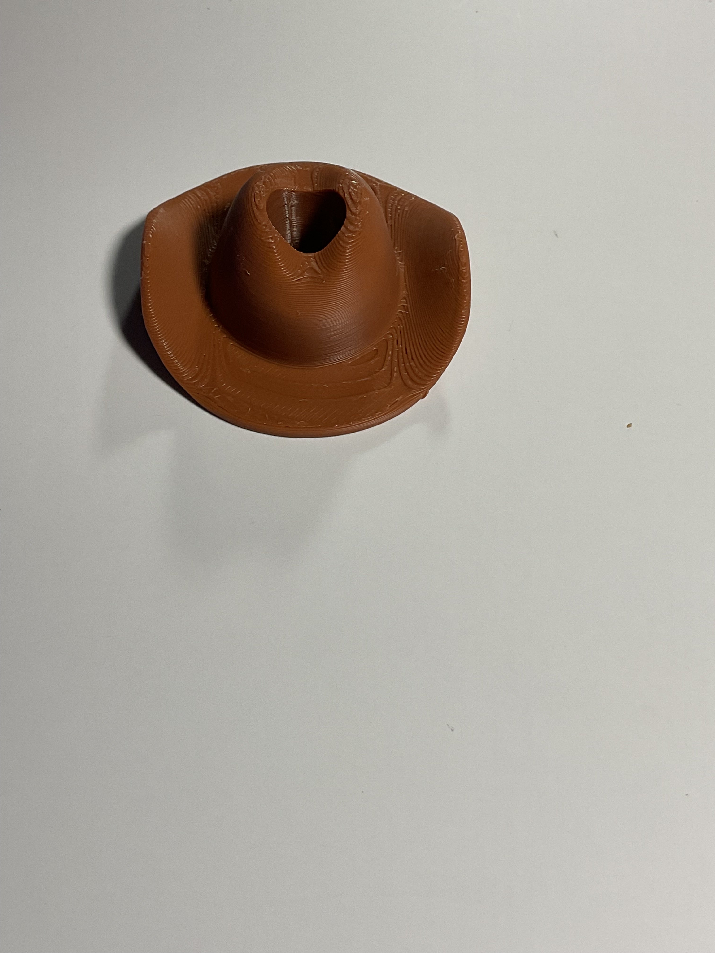Regular Sized Straw Topper -  Cowboy Hat(Light Brown)