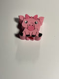 Regular Sized Straw Topper -  Pig