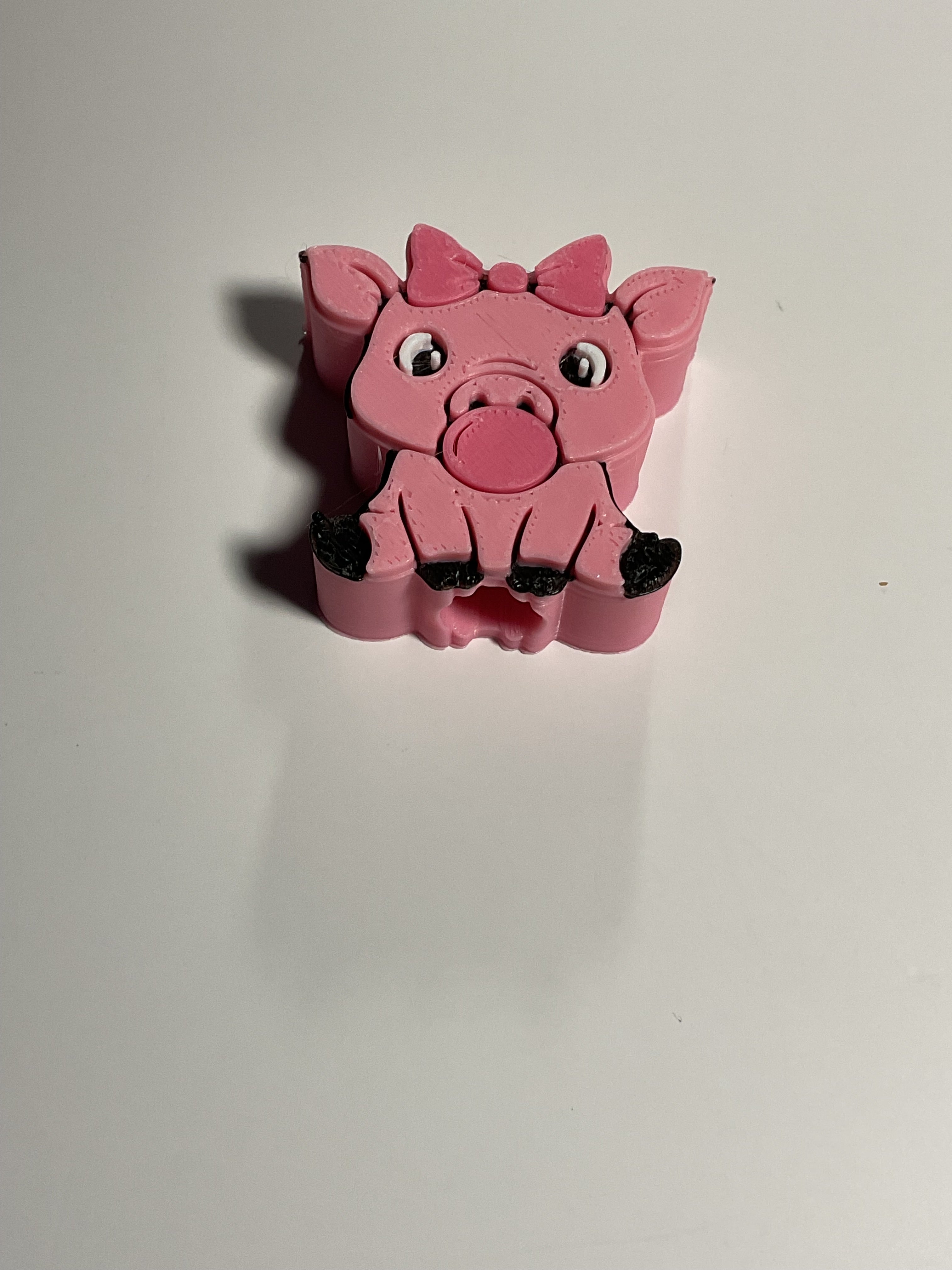 Regular Sized Straw Topper -  Pig