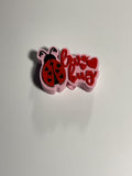 Regular Sized Straw Topper - Love Bug