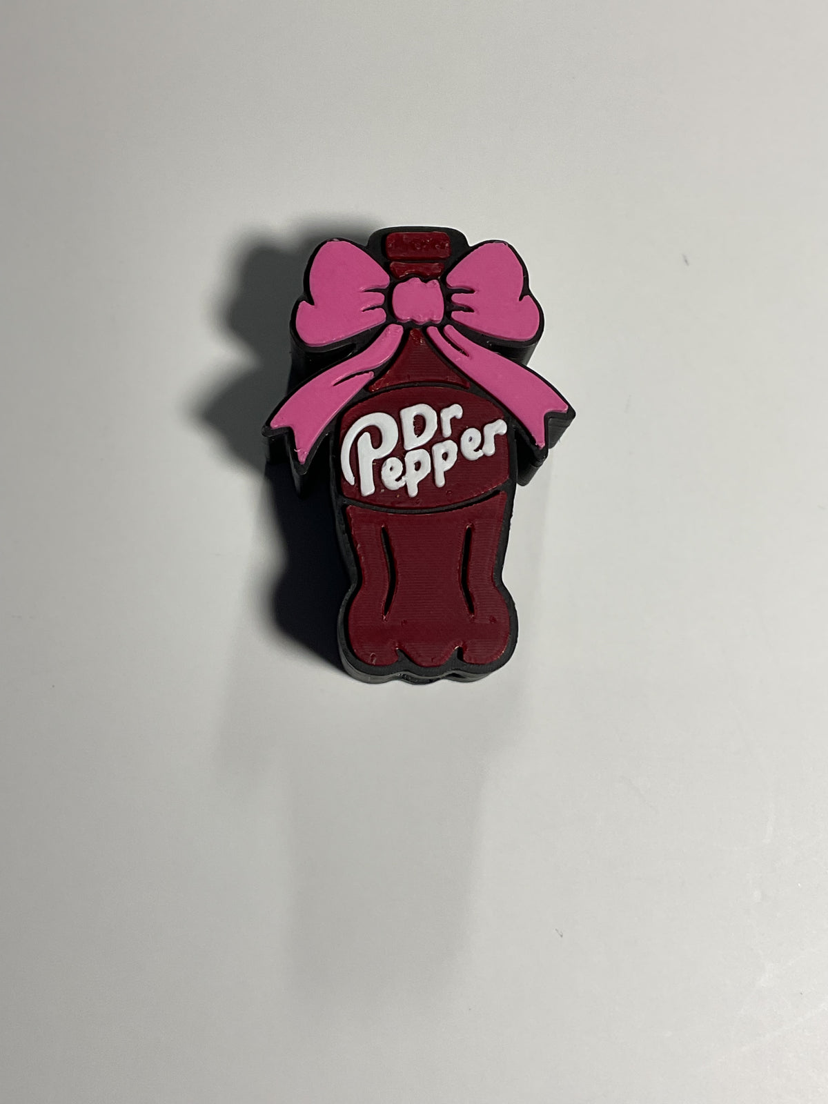 Regular Sized Straw Topper - Dr. Pepper w/ bow