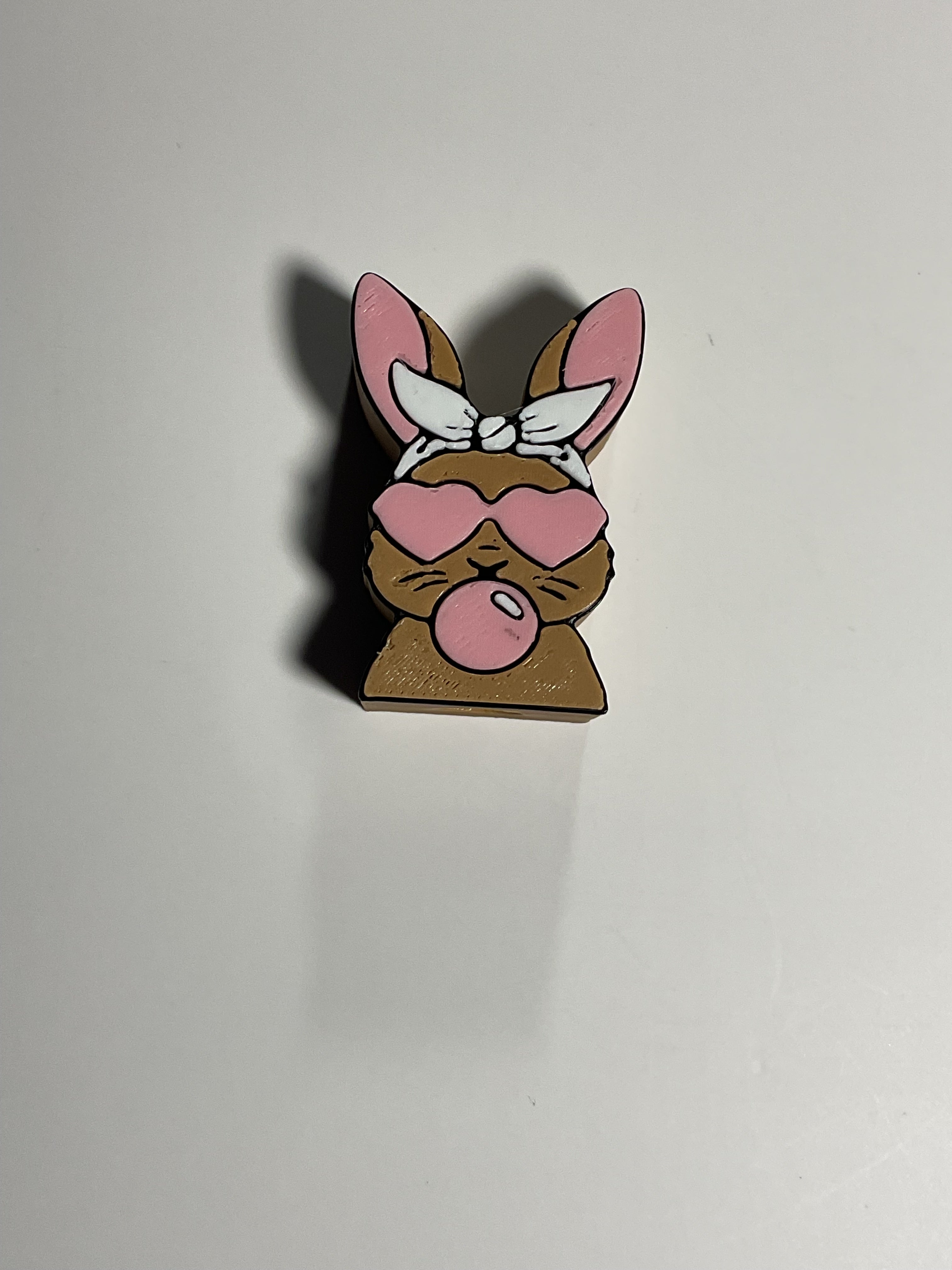 Regular Sized Straw Topper - Bunny Heart Sunglasses