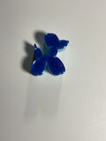 Regular Sized Straw Topper - Dark Blue Balloon Dog