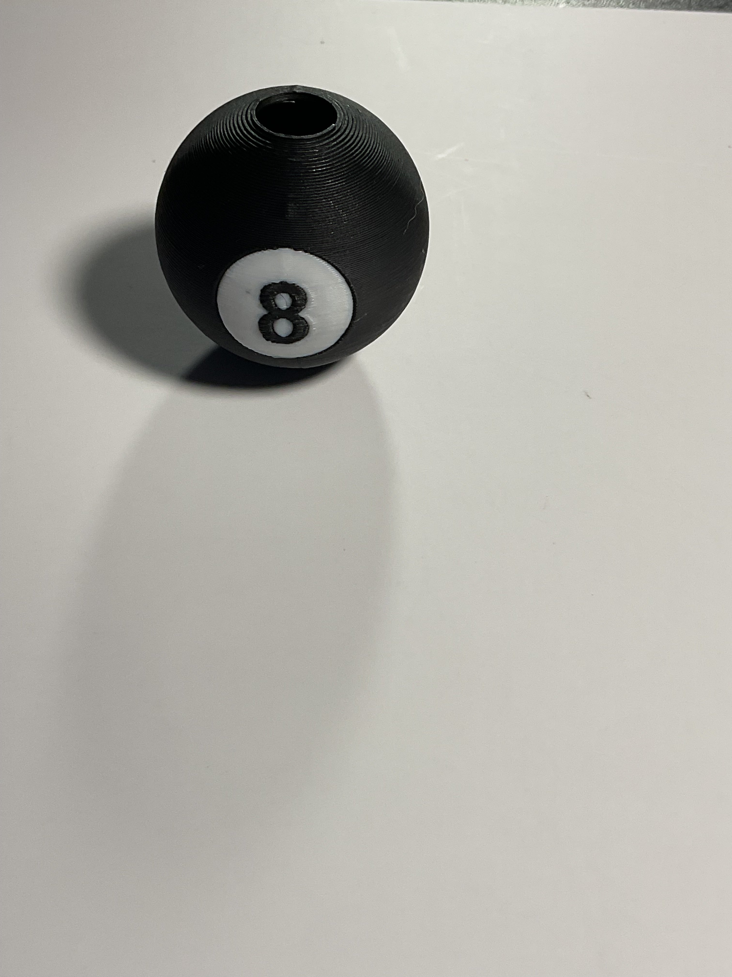 Regular Sized Straw Topper -8 Ball