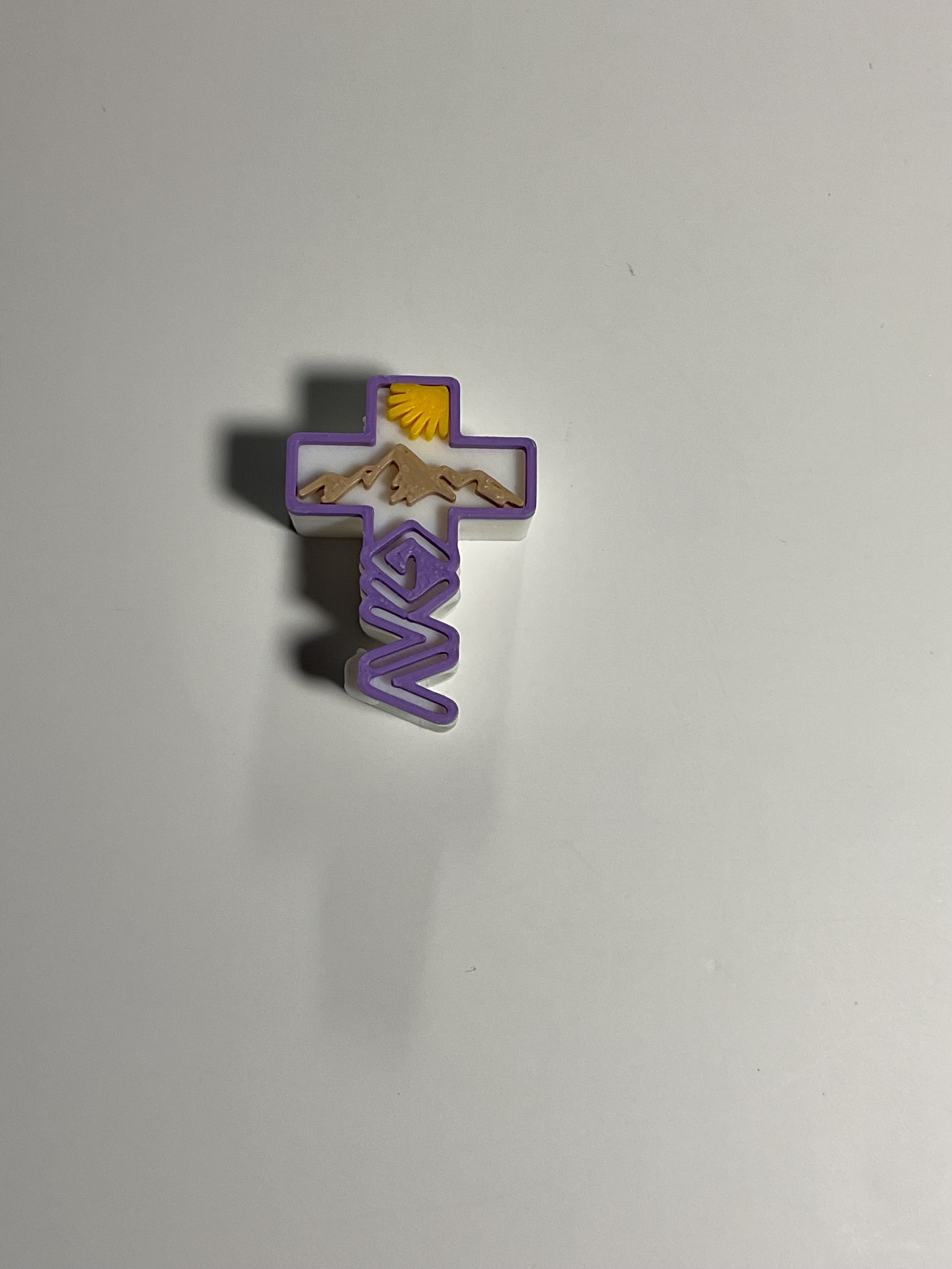 Regular Sized Straw Topper - Cross