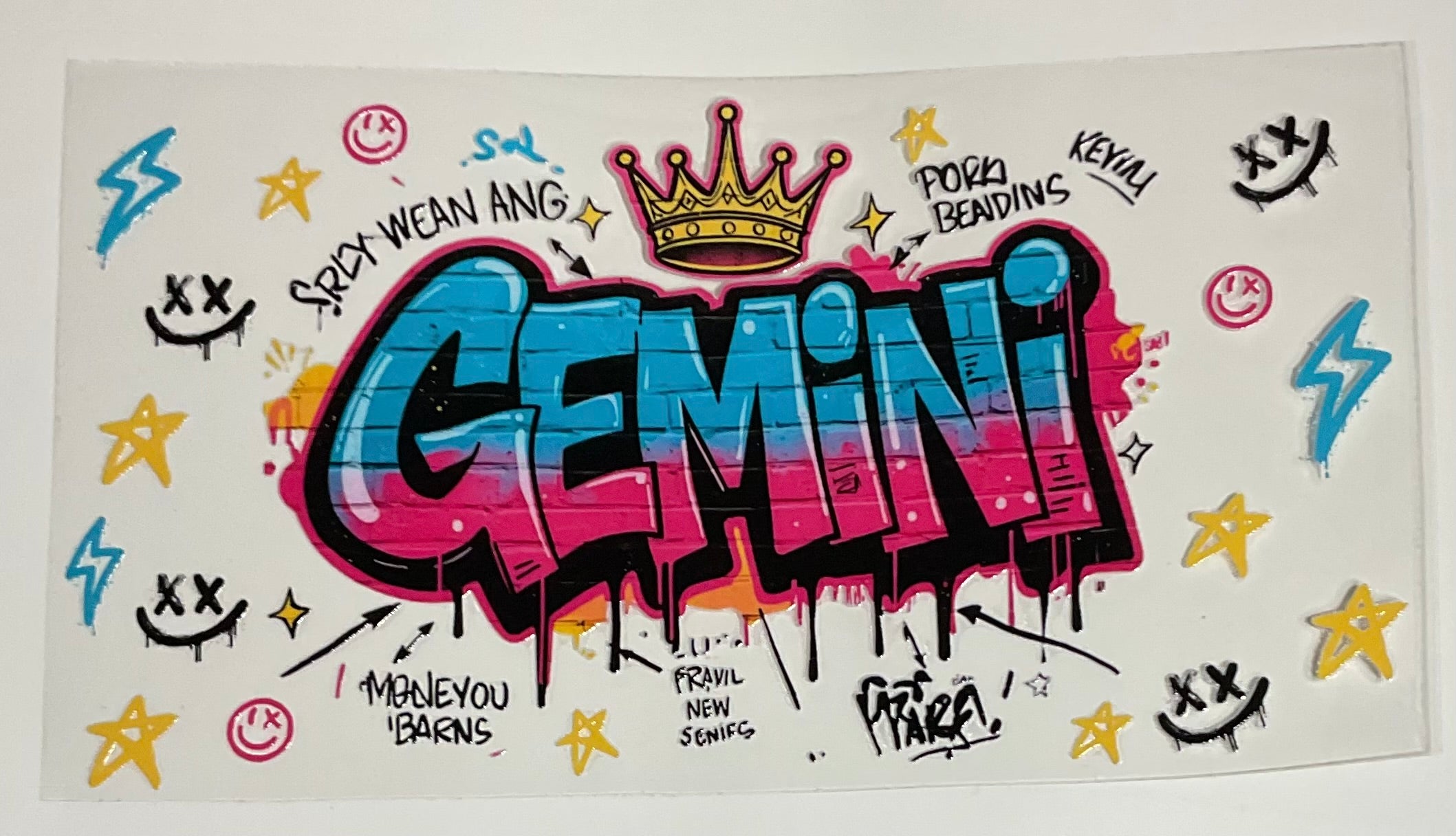 Zodiac - Graffiti Gemini