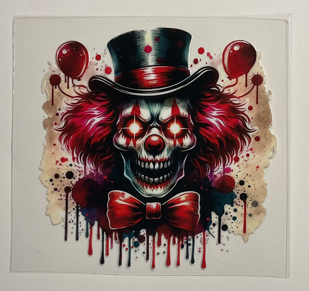 Decal -Halloween Clown