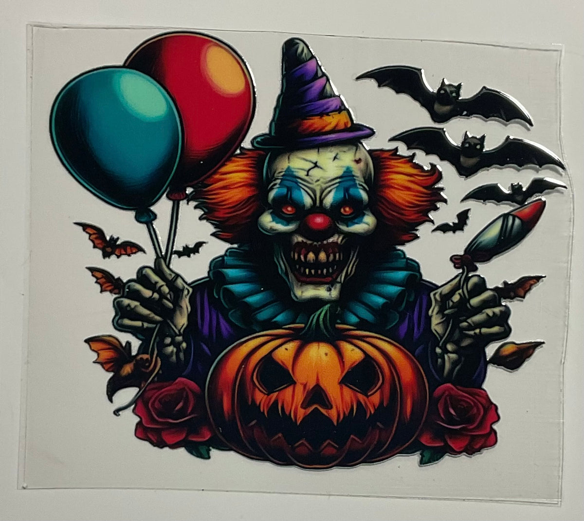 Decal - Spooky Clown