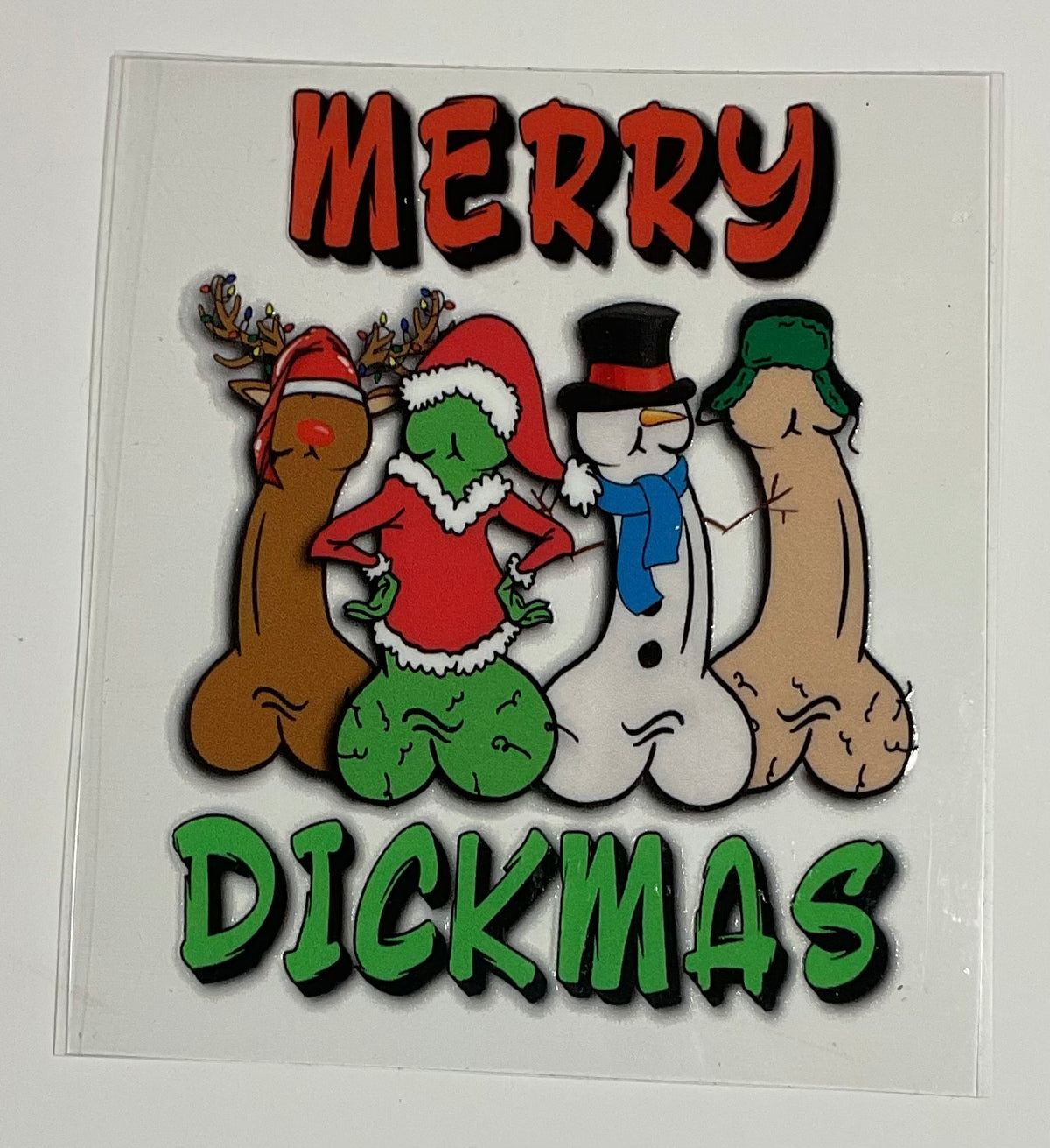 Decal - "Merry Di*kmas (Naughty)