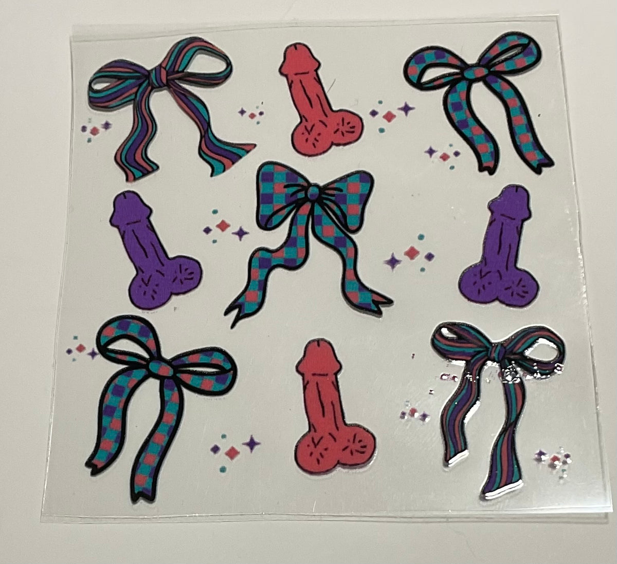Decal - Naughty Bows/Richards