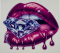 Red Lips w/ Diamond