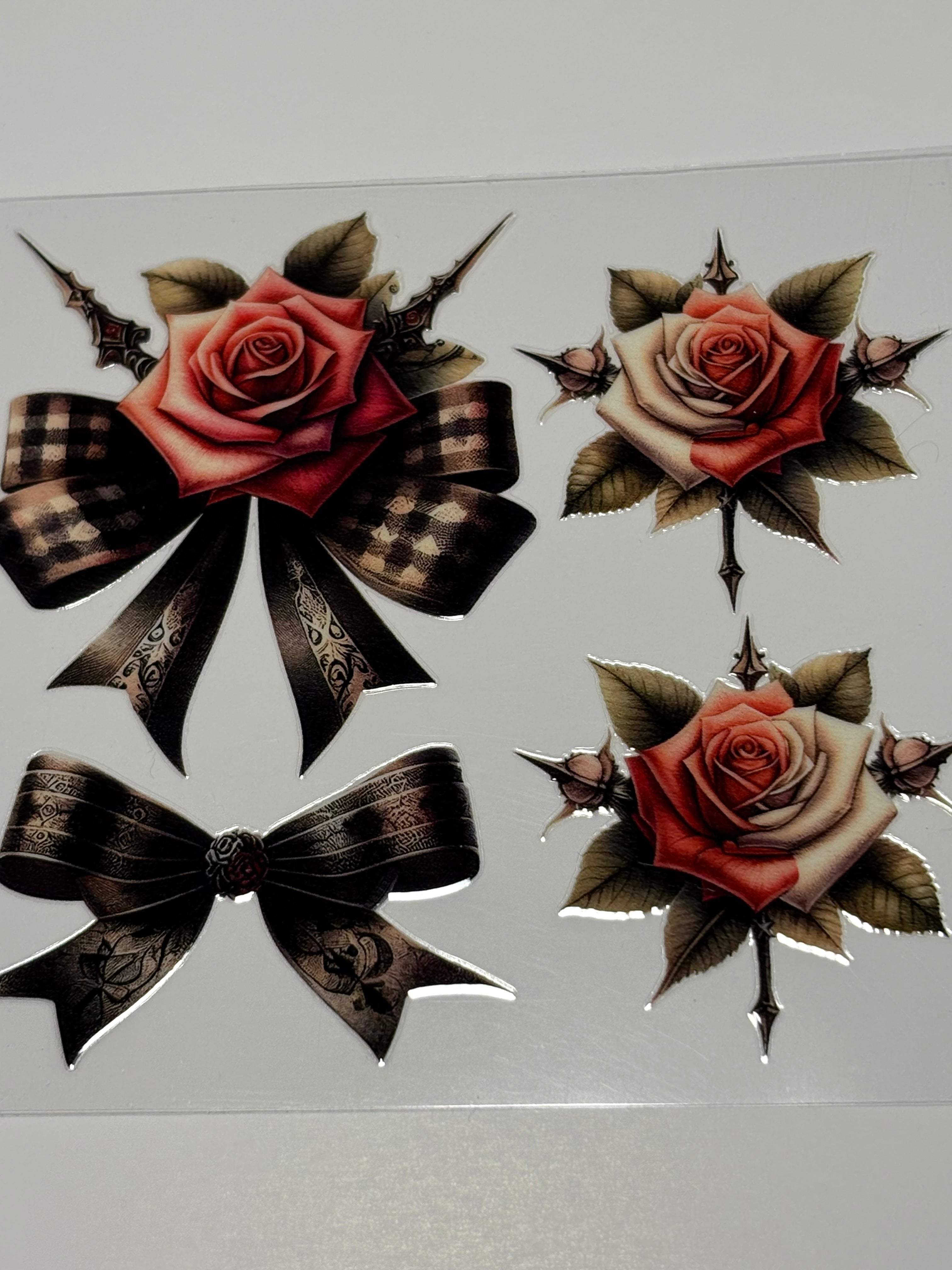 Roses with Bows