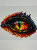 Orange Dragon Eye