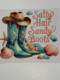 Salty Hair Sandy Boots