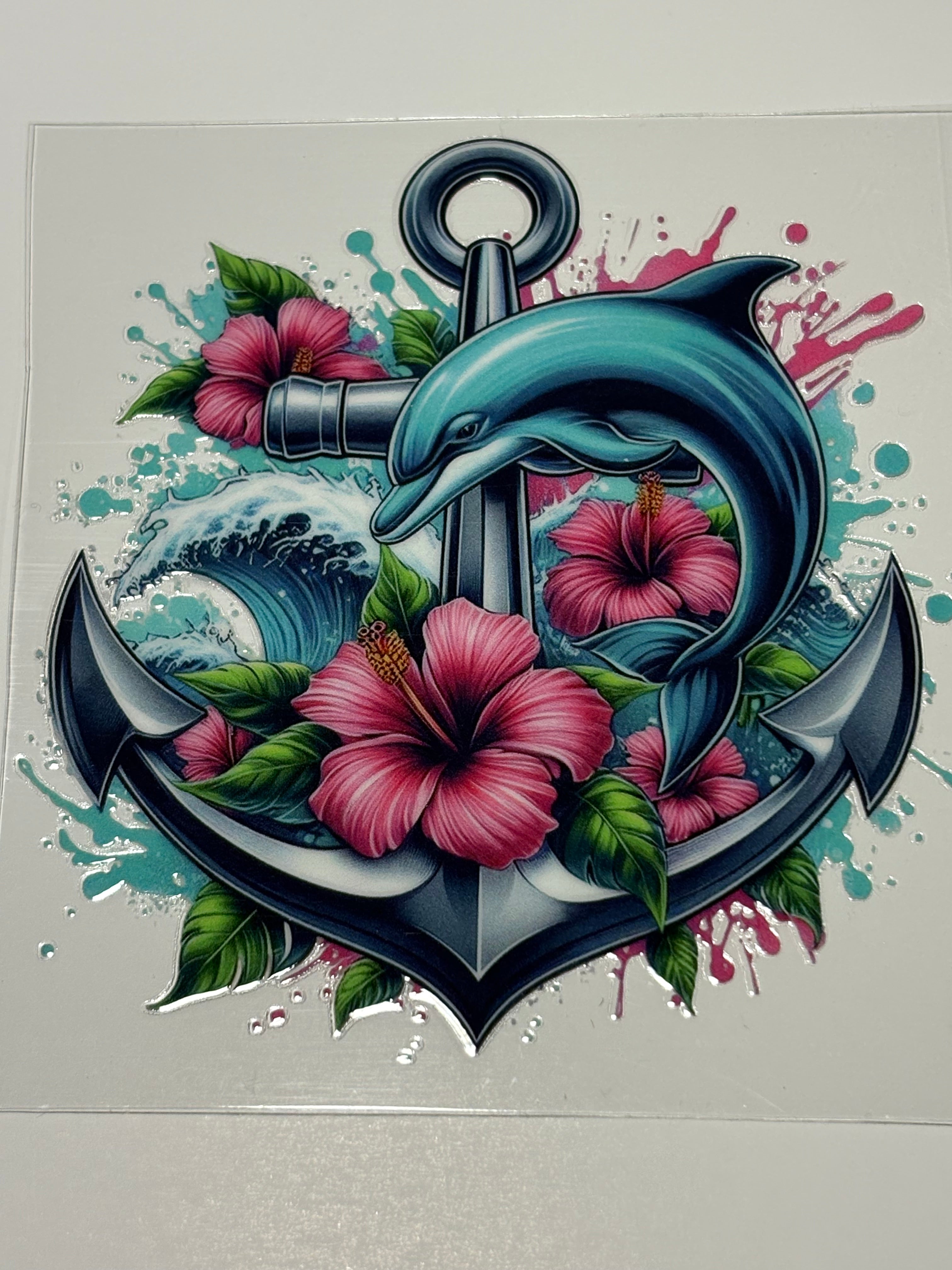 Dolphin w/ Anchor